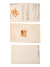 [LINCOLNIANA]. A group of engraved CDVs featuring Abraham Lincoln, Ulysses S. Grant, and families.