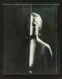 A group of four photographs ( Portrait with Metal Bar , 1984; Nude with Metal Arch , 1985; Touching , 1986; Untitled , 1985)