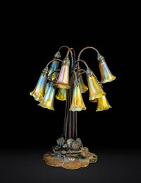 Twelve Light Lily Table Lamp