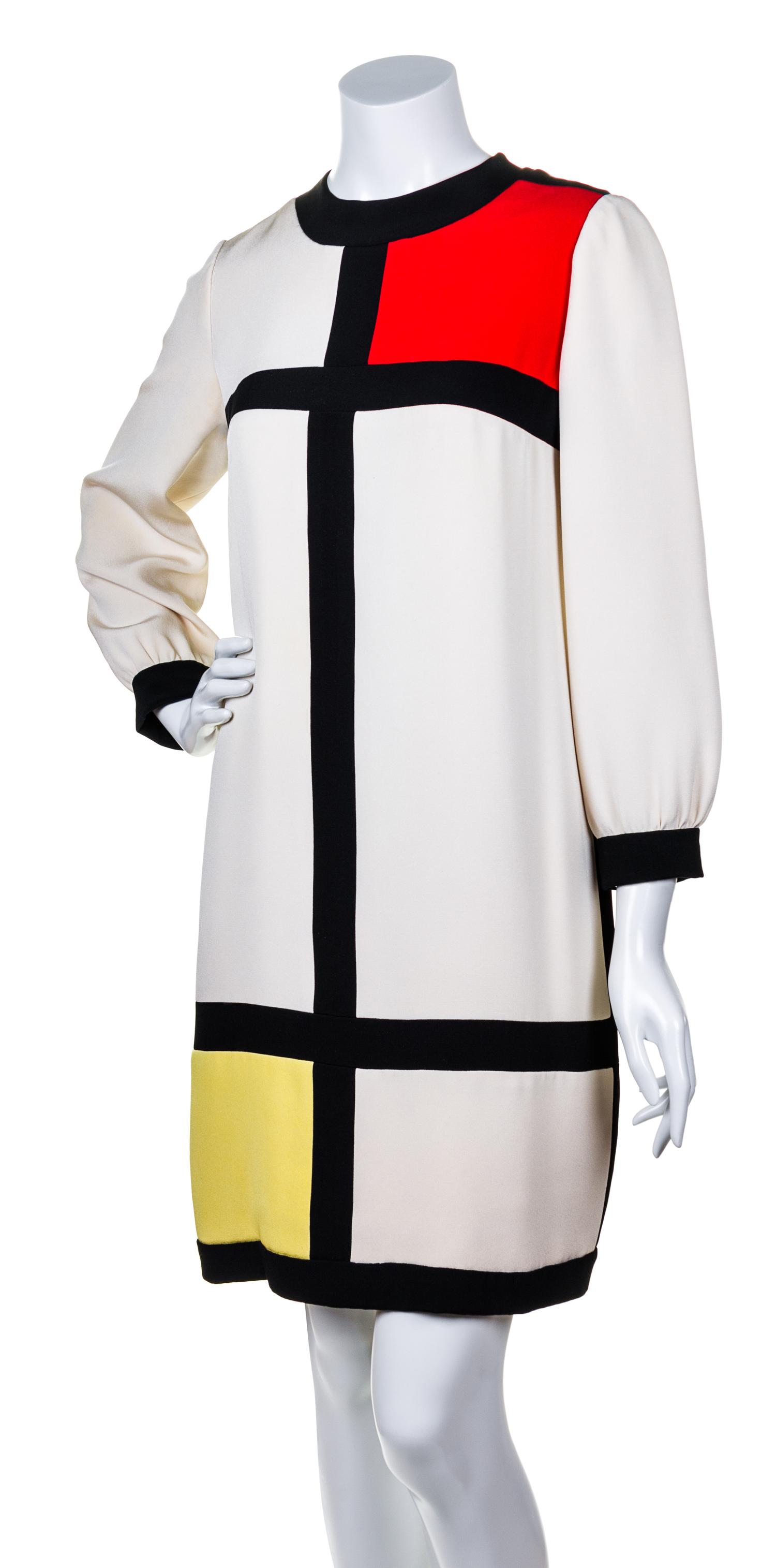 An Yves Saint Laurent Mondrian Dress,