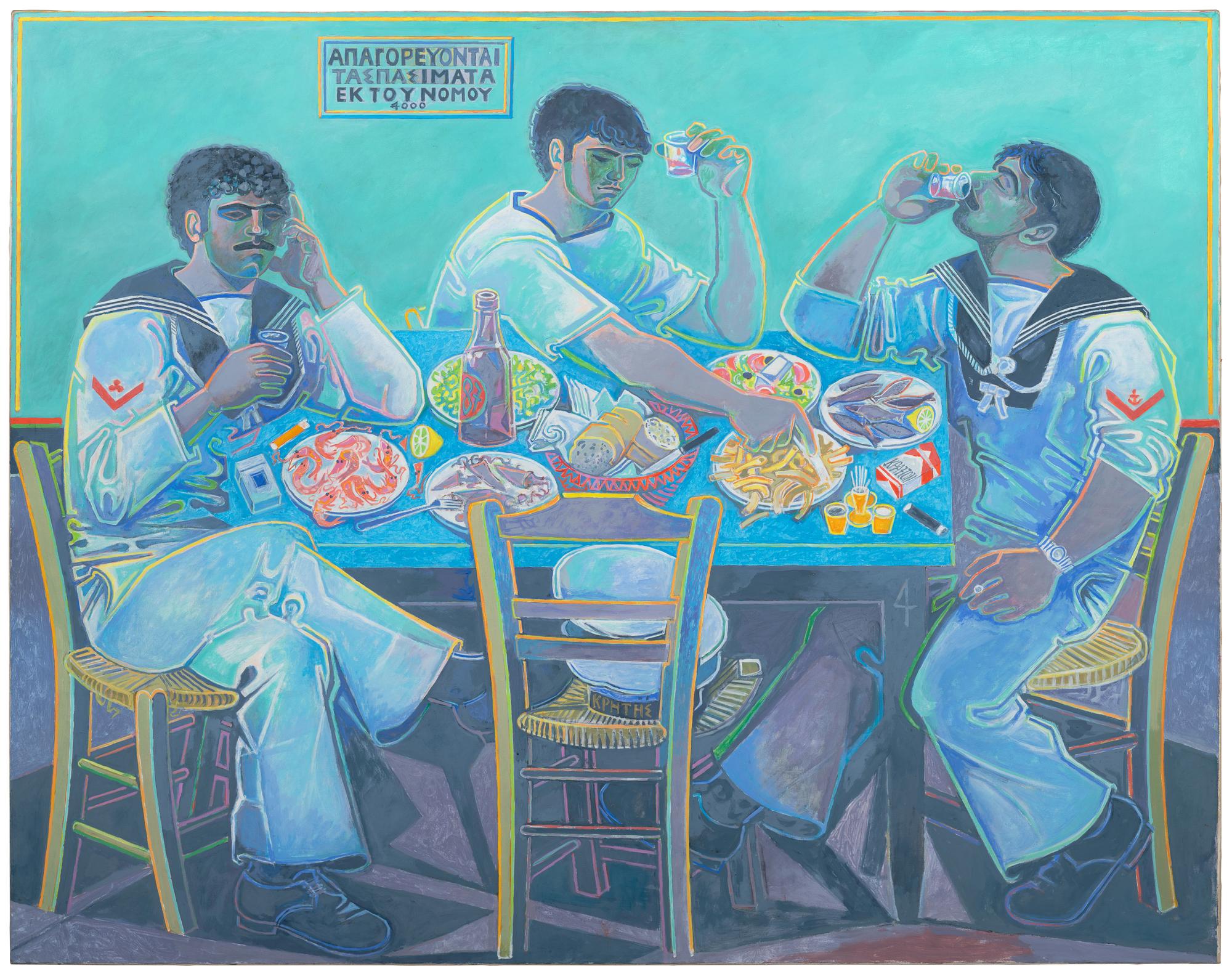Still Life with Three Sailors, 1982-1987
