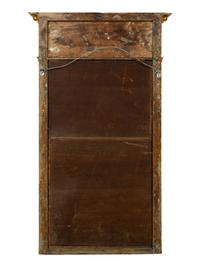 A French Egyptian Revival Giltwood Mirror