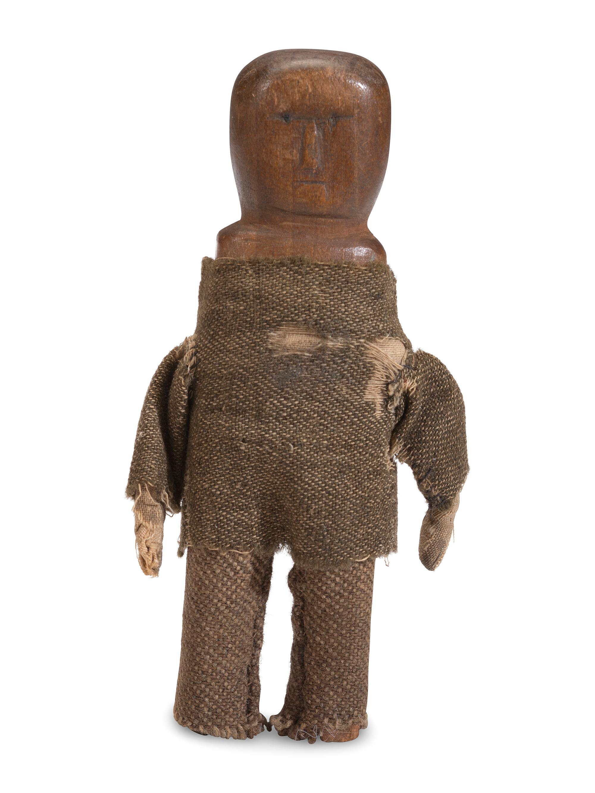 Woodlands Carved Doll