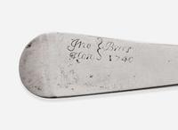 A rare silver punch ladle, Tobias Stoutenburg (1700-1759), New York, NY, circa 1740