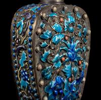 Four Chinese Enamel on Metal Articles