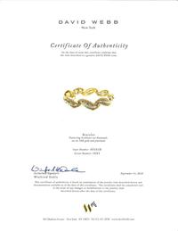 A gold, platinum, and diamond bracelet, David Webb