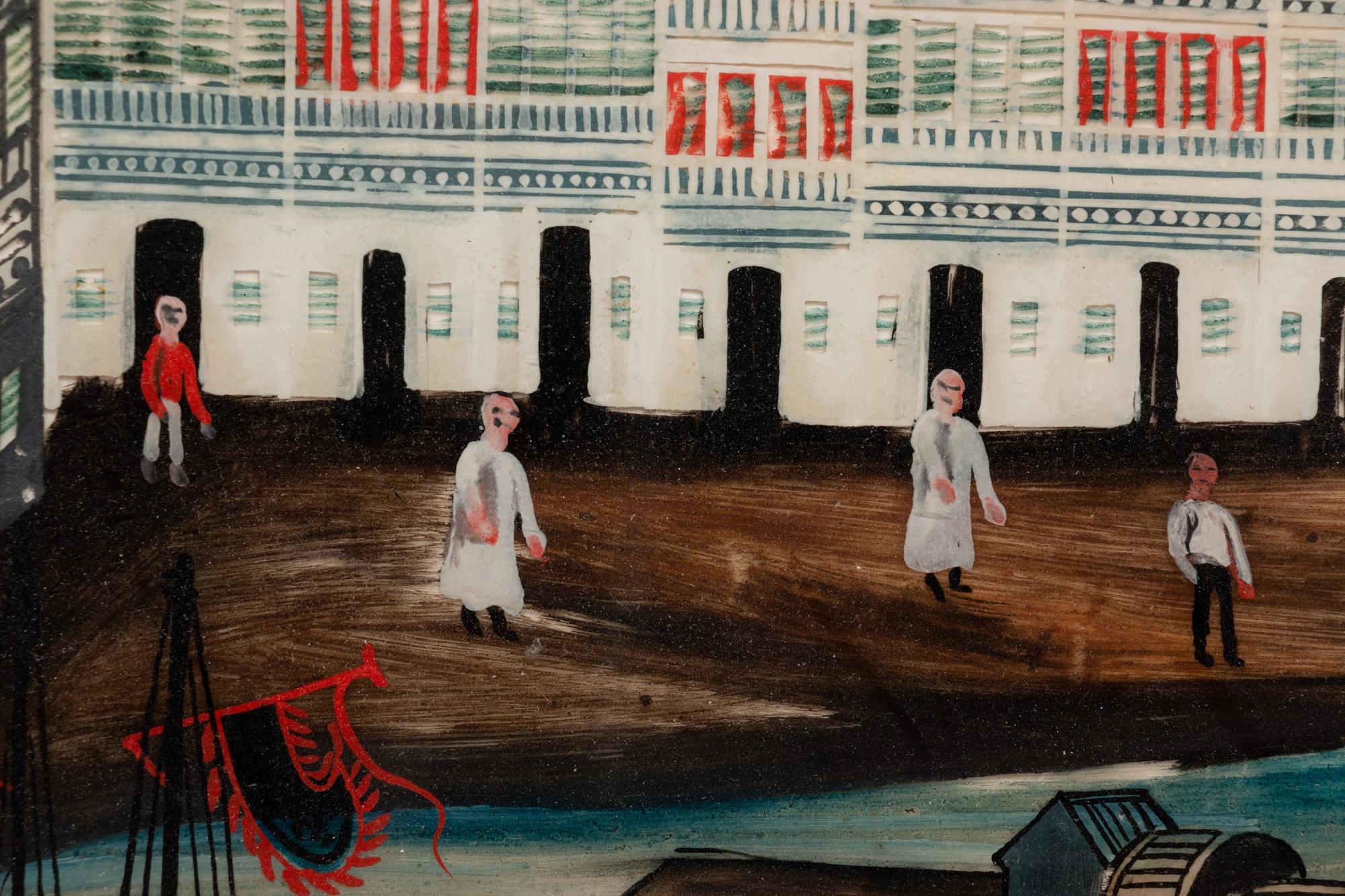 A Chinese Export Reverse Painting on Glass