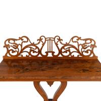 A Regency Style Rosewood Console Table