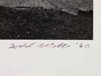 A group of four photographs ( Untitled (exterior wall) , 1960 (printed 1984); Georgia O'Keeffe in Twilight Canyon , 1964 (printed 1984); Untitled (Post Office, Abiquiu, NM), 1960 (printed 1984); O'Keeffe Sketching in Glen Canyon , 1961 (printed 1985)