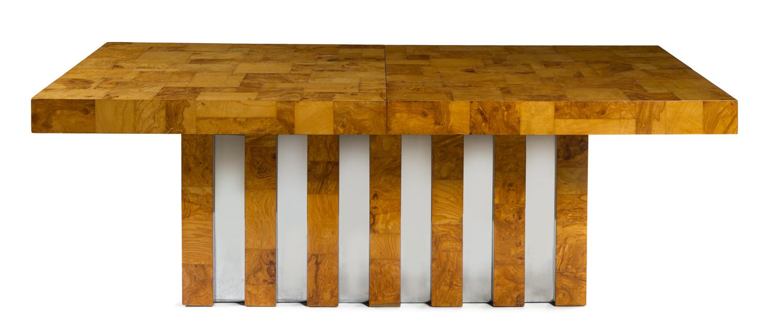 A Paul Evans Cityscape Table Height 32 1/2 x width 84 1/2 x depth 44 inches. — CIRCA 1970