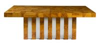 A Paul Evans Cityscape Table Height 32 1/2 x width 84 1/2 x depth 44 inches. — CIRCA 1970