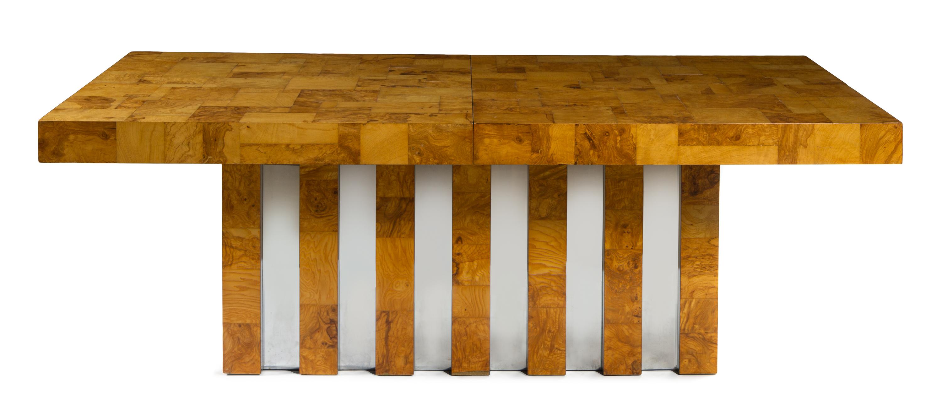 A Paul Evans Cityscape Table Height 32 1/2 x width 84 1/2 x depth 44 inches. — CIRCA 1970