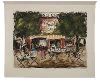 VLAMINCK, Maurice de (1876-1958), illustrator. SALMON, André (1881-1969). Rive Gauche. Quartier Latin - Plaisance - Montparnassse - Les quais - Saint-Germain-des-Prés . Paris: Richard Lacouriere, 1951.