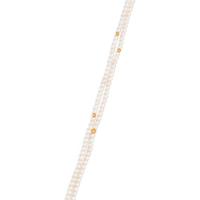 GURHAN, YELLOW GOLD AND CULTURED PEARL NECKLACE
