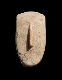 A Large Cycladic Marble Head