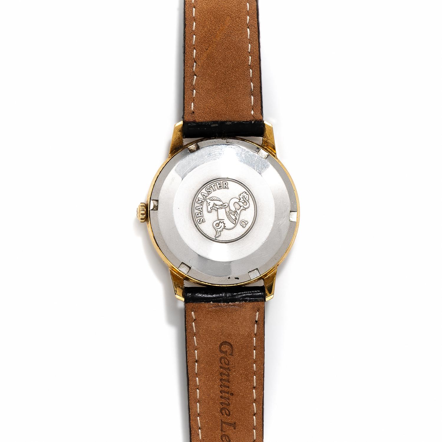 OMEGA, YELLOW GOLD AND STEEL 'SEAMASTER'