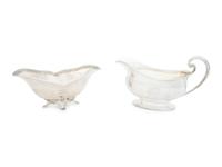 A Tiffany & Co. Silver Sauce Boat and Serving Bowl — New York, New York, 20th Century