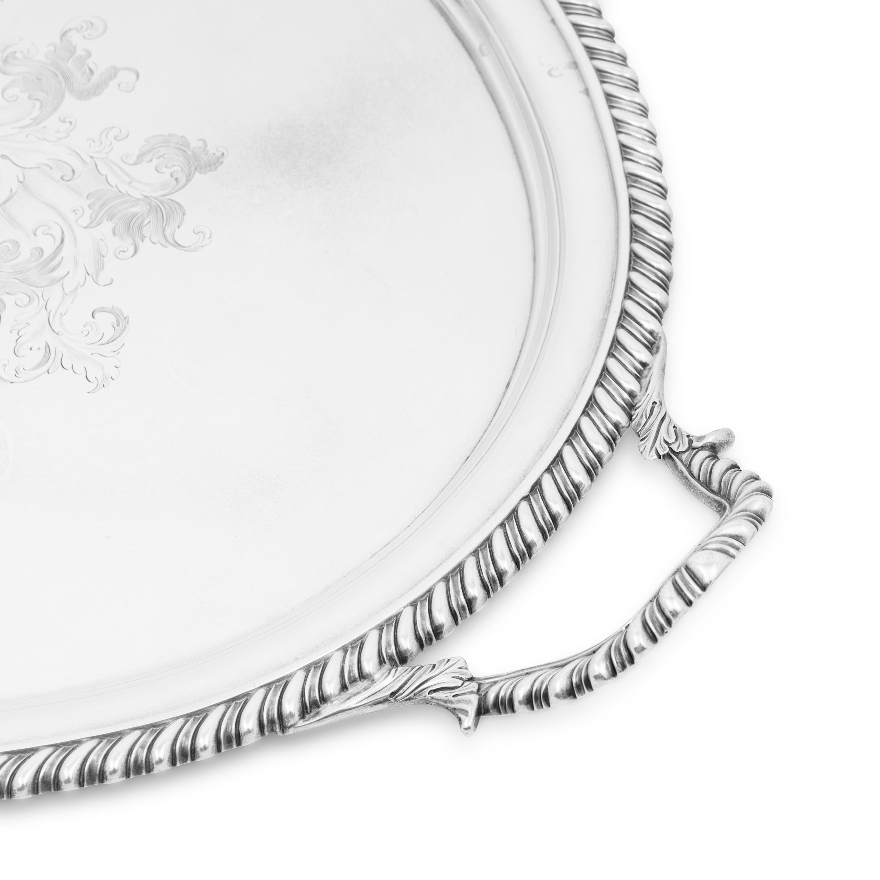 A Large George III Silver Tray