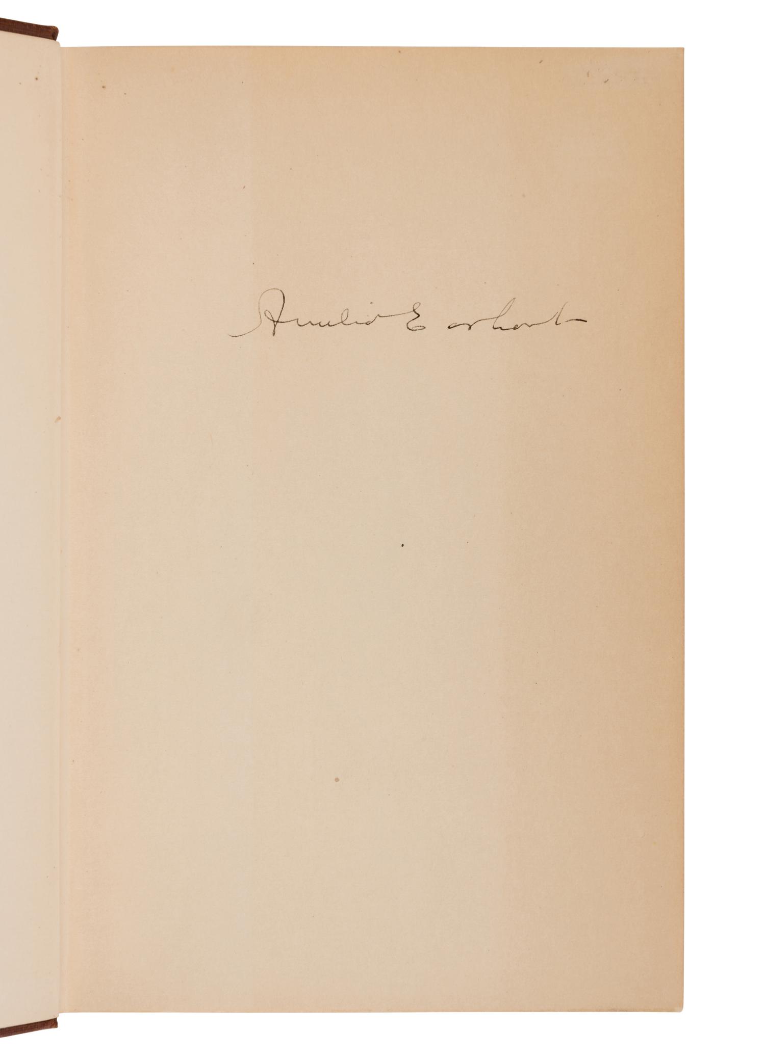 [TRAVEL & EXPLORATION]. EARHART, Amelia (1897-1937). The Fun of It . New York: Brewer, Warren, & Putnam, 1932.