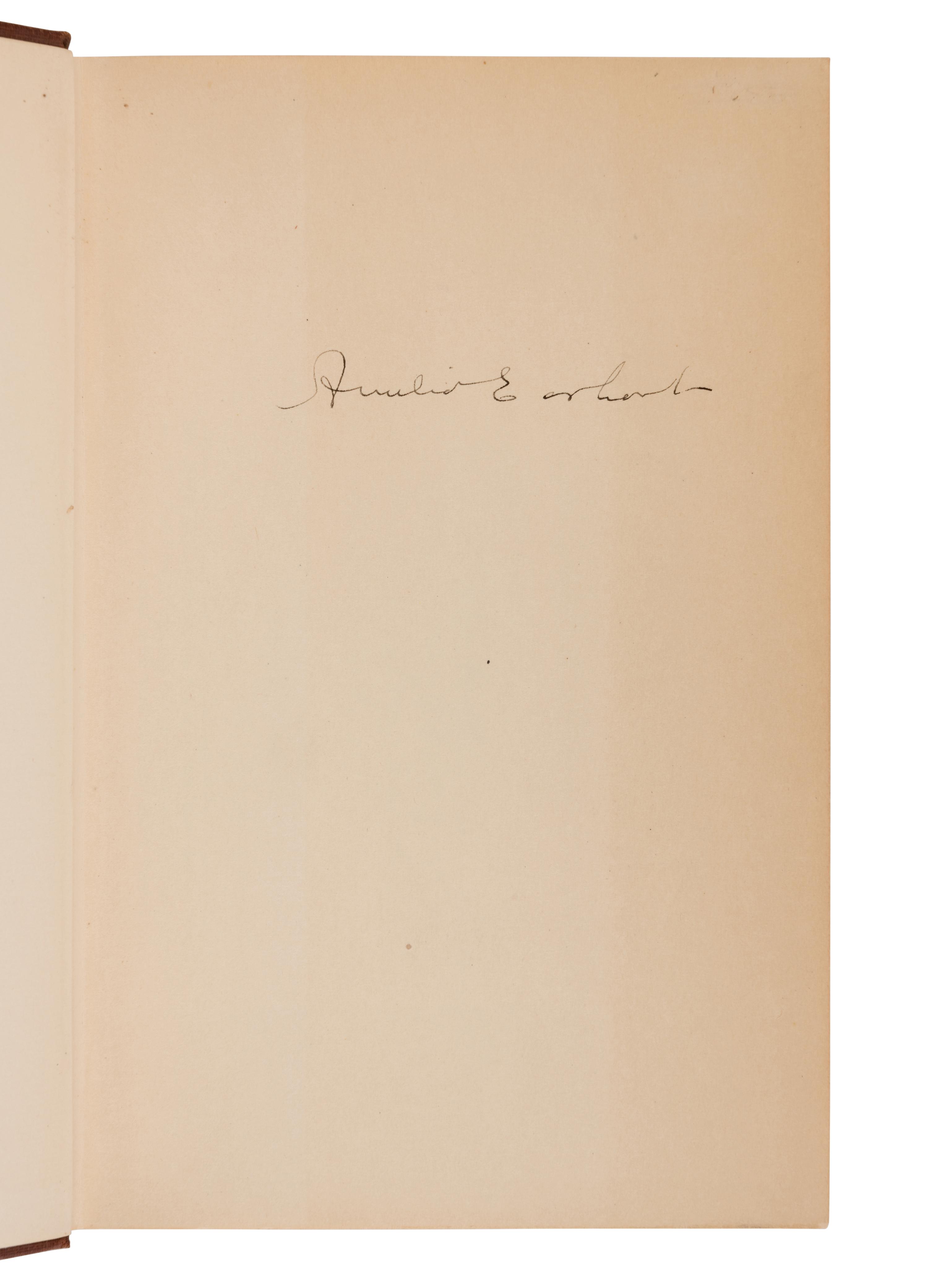 [TRAVEL & EXPLORATION]. EARHART, Amelia (1897-1937). The Fun of It . New York: Brewer, Warren, & Putnam, 1932.