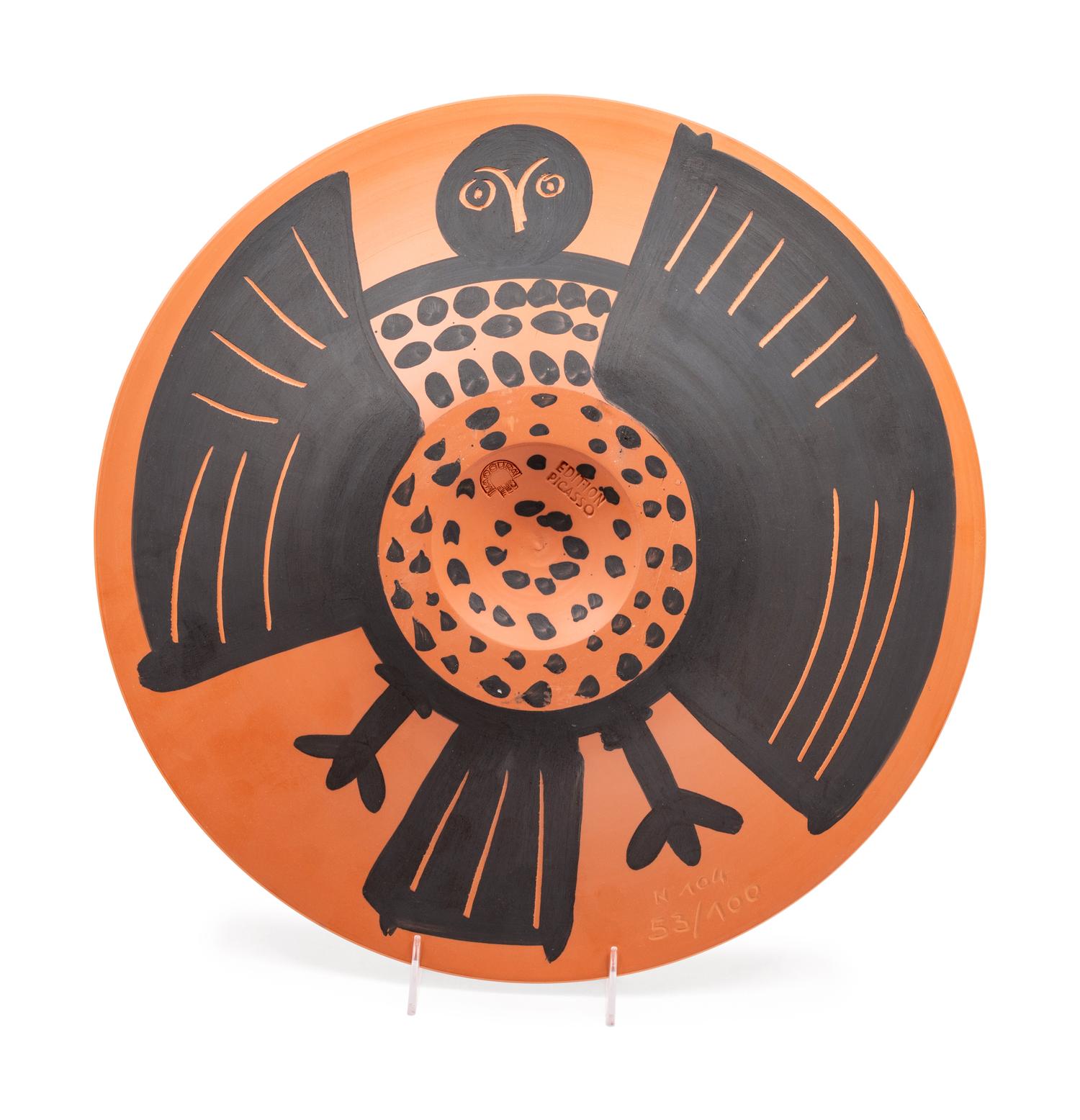 Hibou noir perché (A.R. 398)