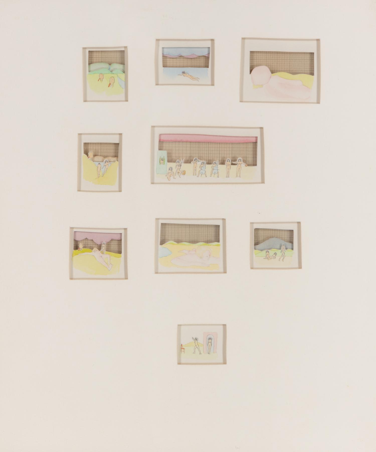Plexiglas Sandwich Drawing, 1968