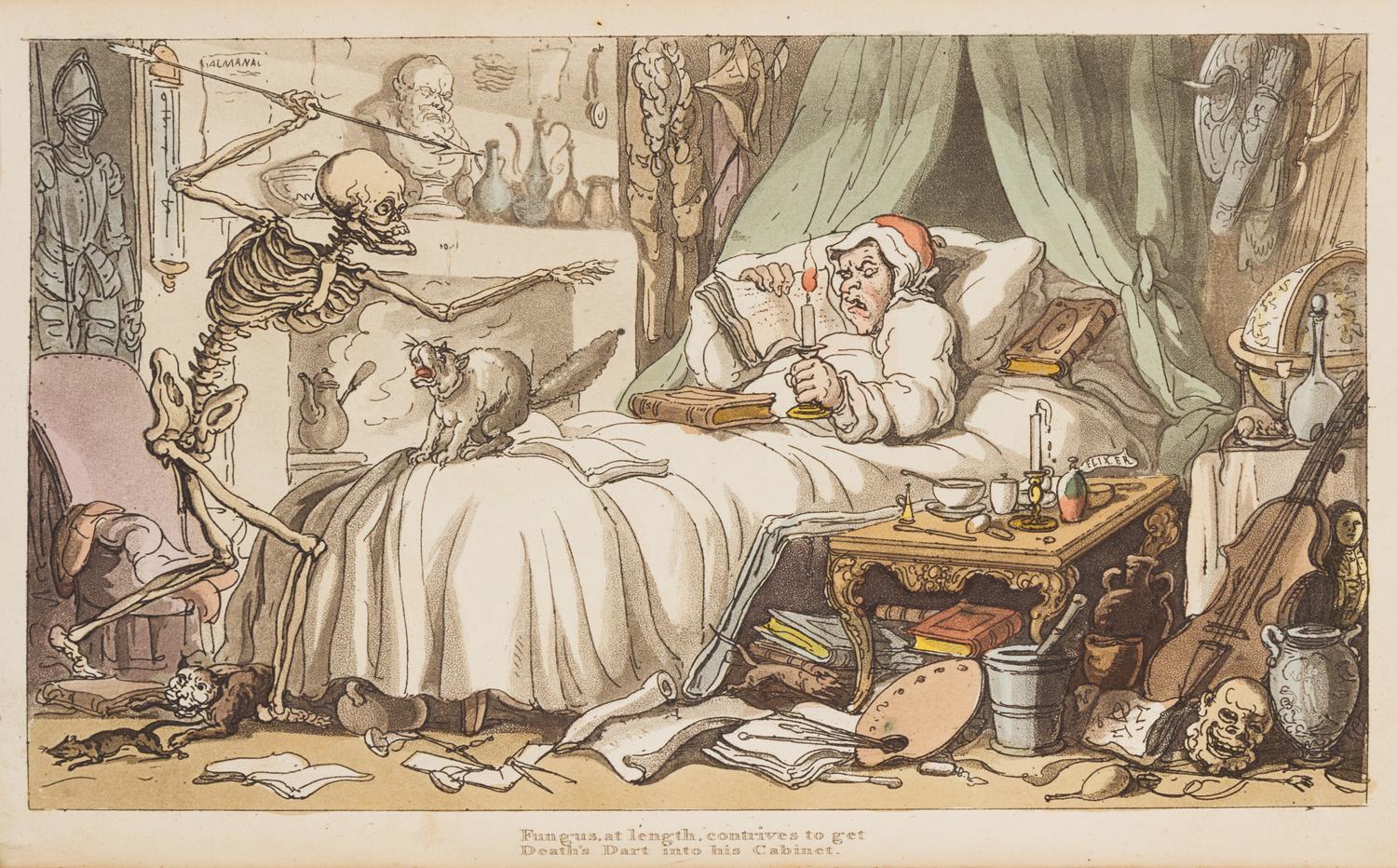 ROWLANDSON, Thomas (1756-1827), illustrator. -- William COMBE (1742-1823). The English Dance of Death. London: J. Diggens, 1815.