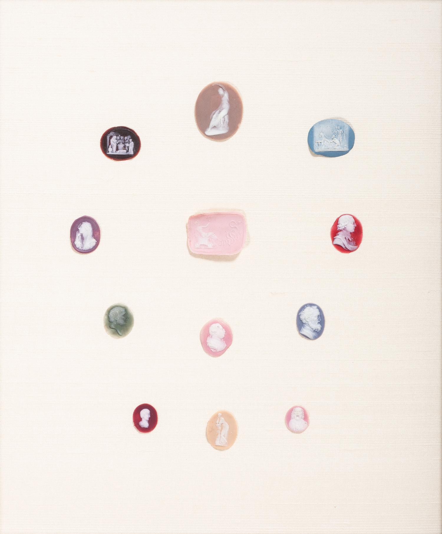 Twelve Thompsons' Colored Medallion Wafers