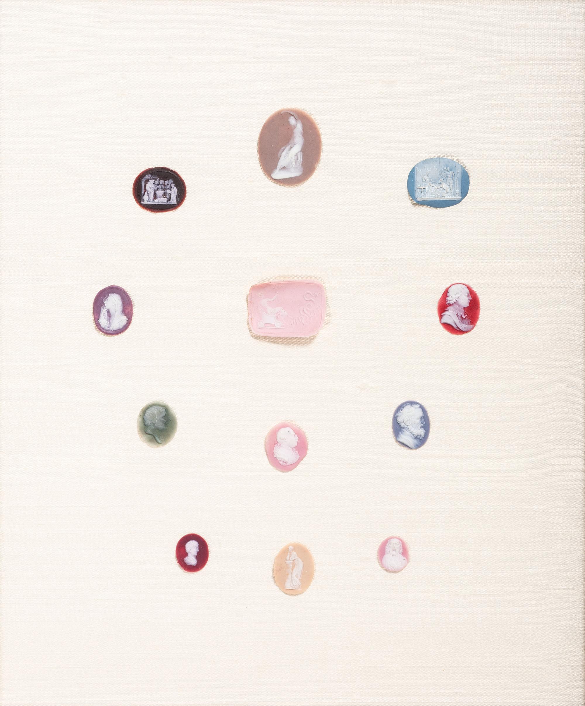 Twelve Thompsons' Colored Medallion Wafers