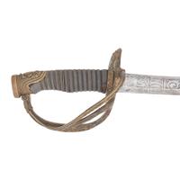 Klingenthal Model 1840/60 Cavalry Officers Saber Inscribed to Major (Col) Daniel Chaplin 2nd Maine Infantry