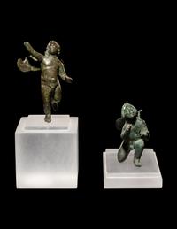 Two Roman Bronze Erotes