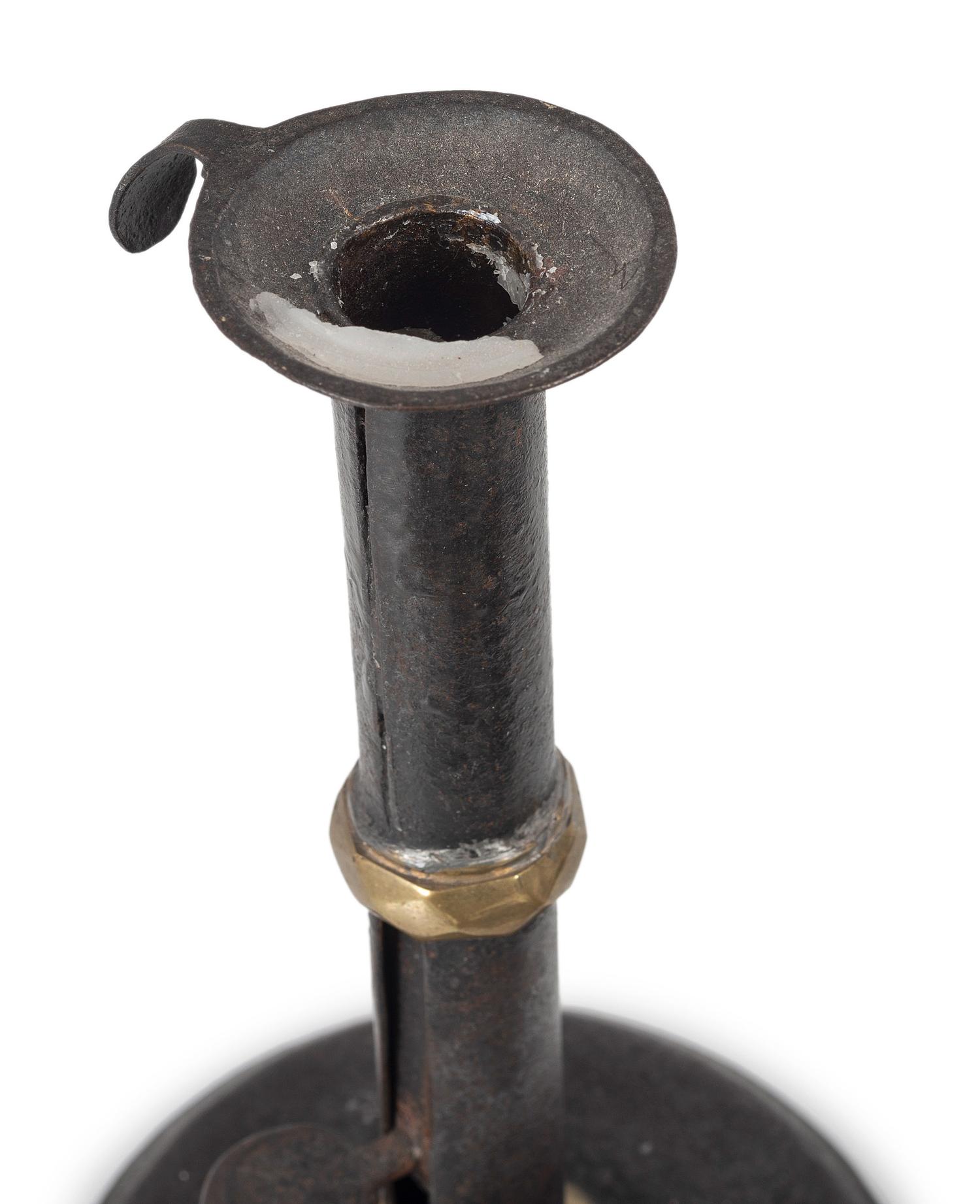 Eight Sheet Tin Hogscraper Candlesticks