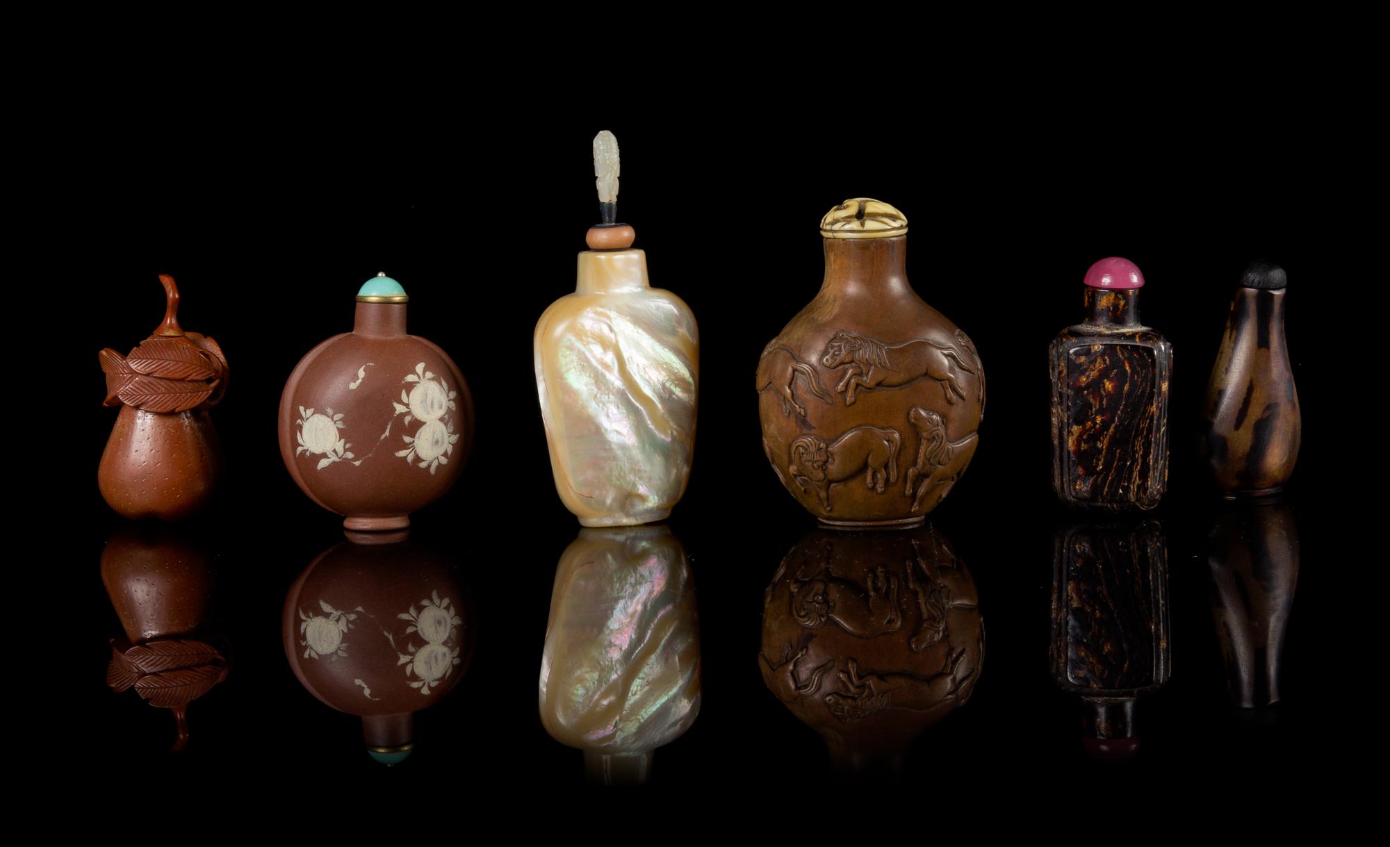 Six Snuff Bottles
