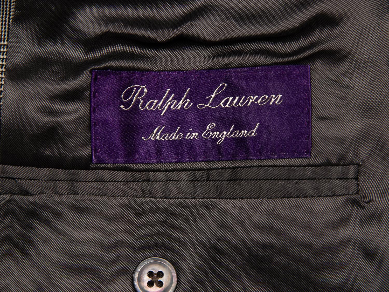 Ralph Lauren Purple Label, Glen Plaid Wool Suit