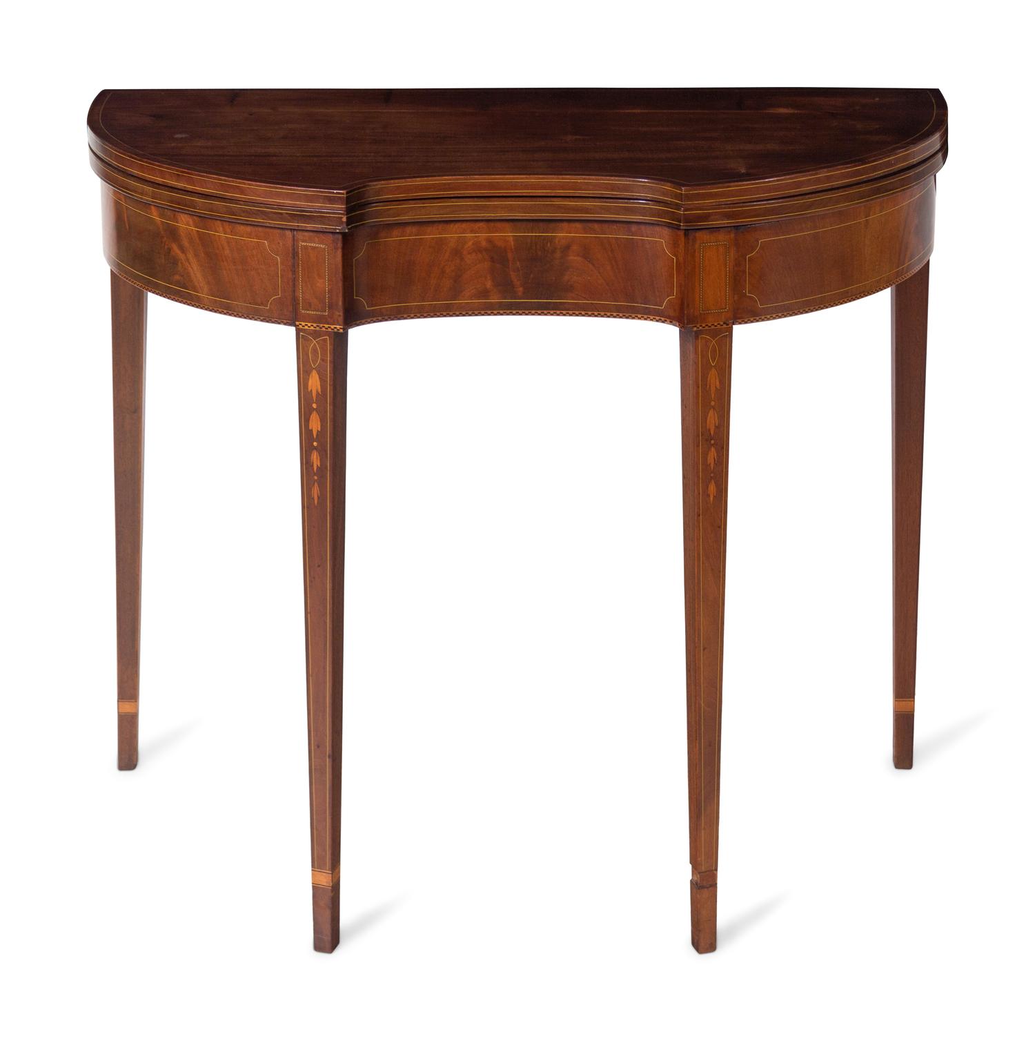 A George III Mahogany Flip-Top Table