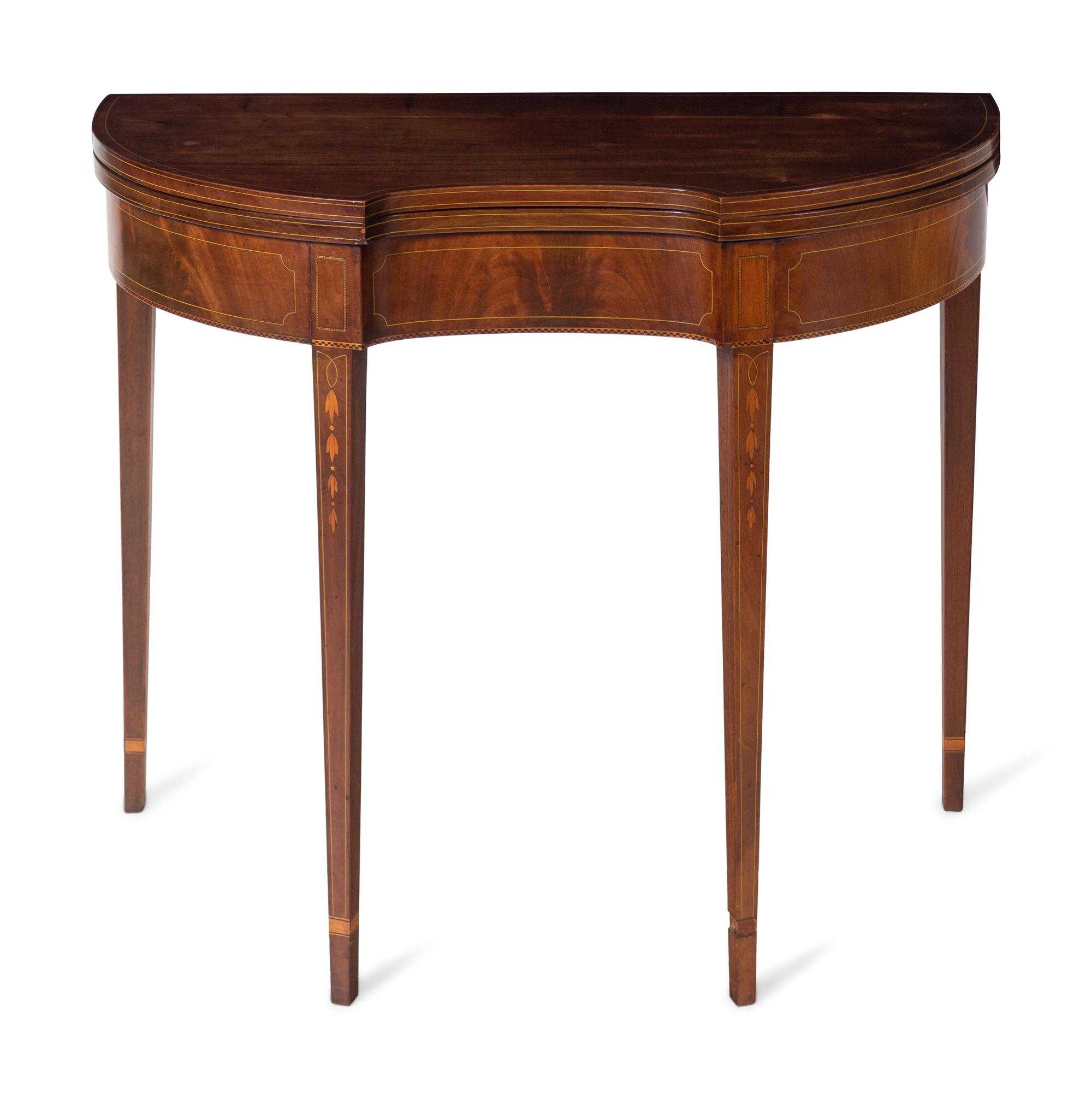 A George III Mahogany Flip-Top Table