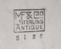 A Pair of American Silver Candlesticks