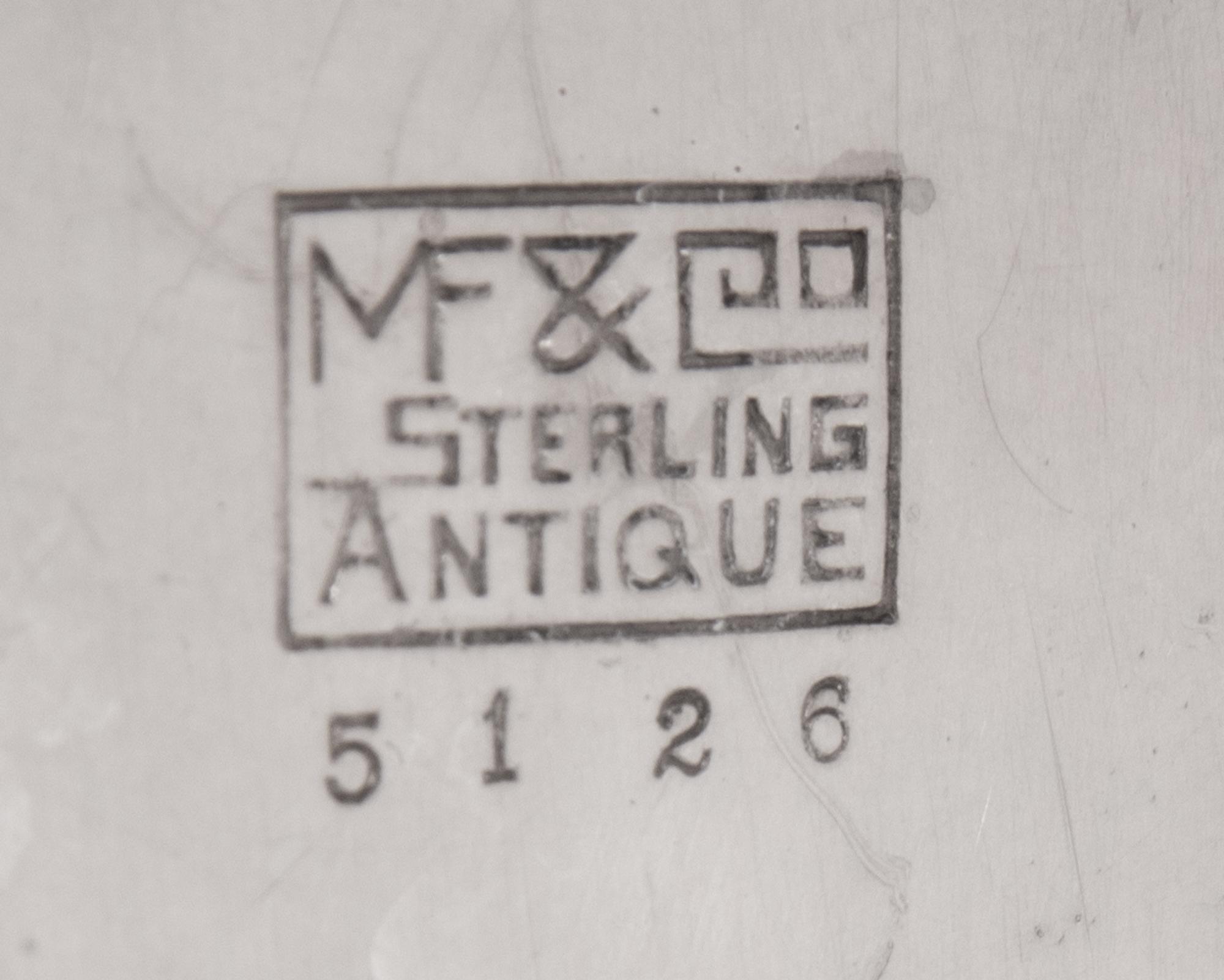 A Pair of American Silver Candlesticks