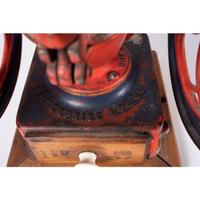 An Enterprise No. 3 Painted Cast Iron Coffee Mill