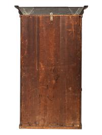 An American Eglomise Rosewood Mantel Clock