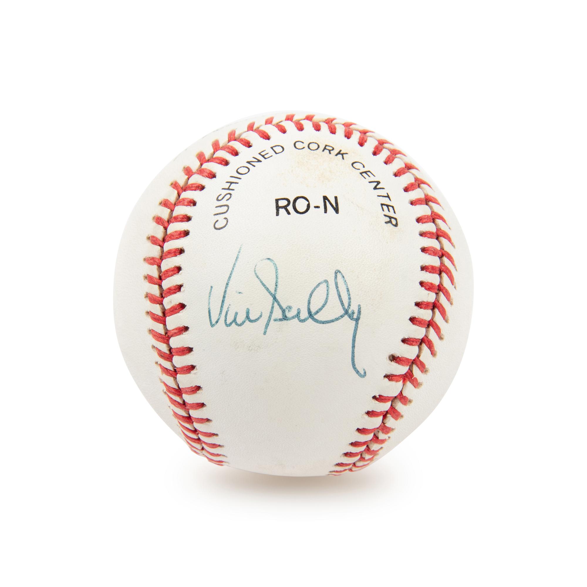 A Vin Scully Single Signed Autograph Baseball (JSA)