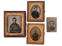 [CIVIL WAR]. Smith family archive, incl. war-date letters of William N. Smith (1842-1867), Co. H, 36th Massachusetts Infantry and cased image of Smith in Civil War uniform.