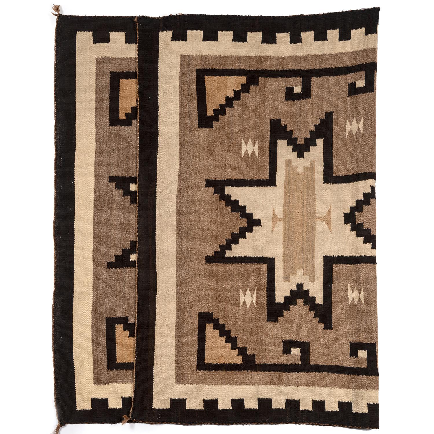 Navajo Crystal Pattern Weaving / Rug