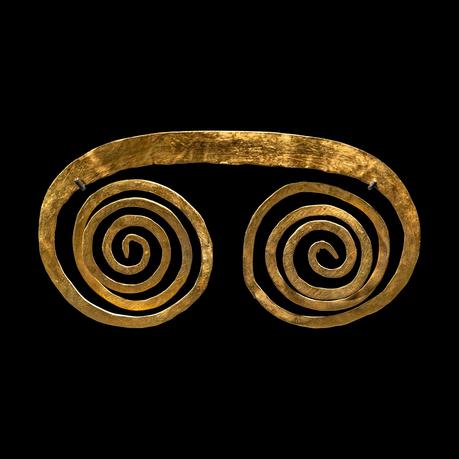 A Sinu Gold Spiral Ornament