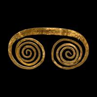 A Sinu Gold Spiral Ornament