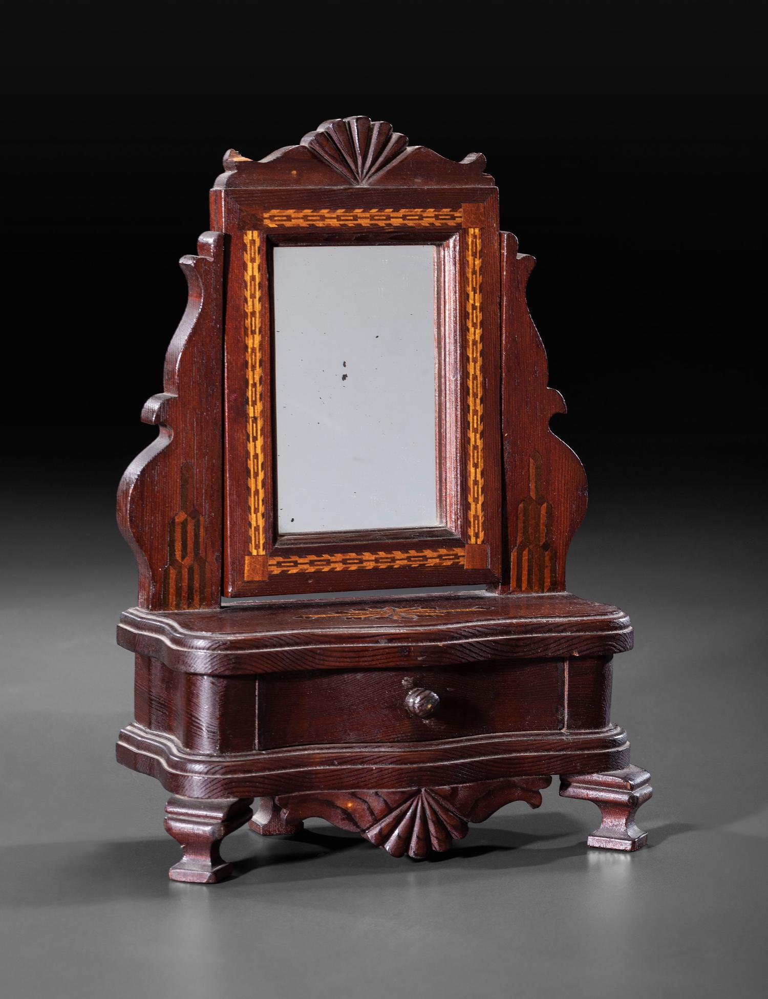 Five Miniature or Salesman Sample Pieces of Furniture