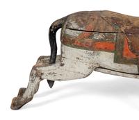 A Painted Wood Carousel Horse