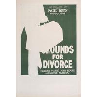 Nine Paramount Pictures "Grounds for Divorce" Film Posters