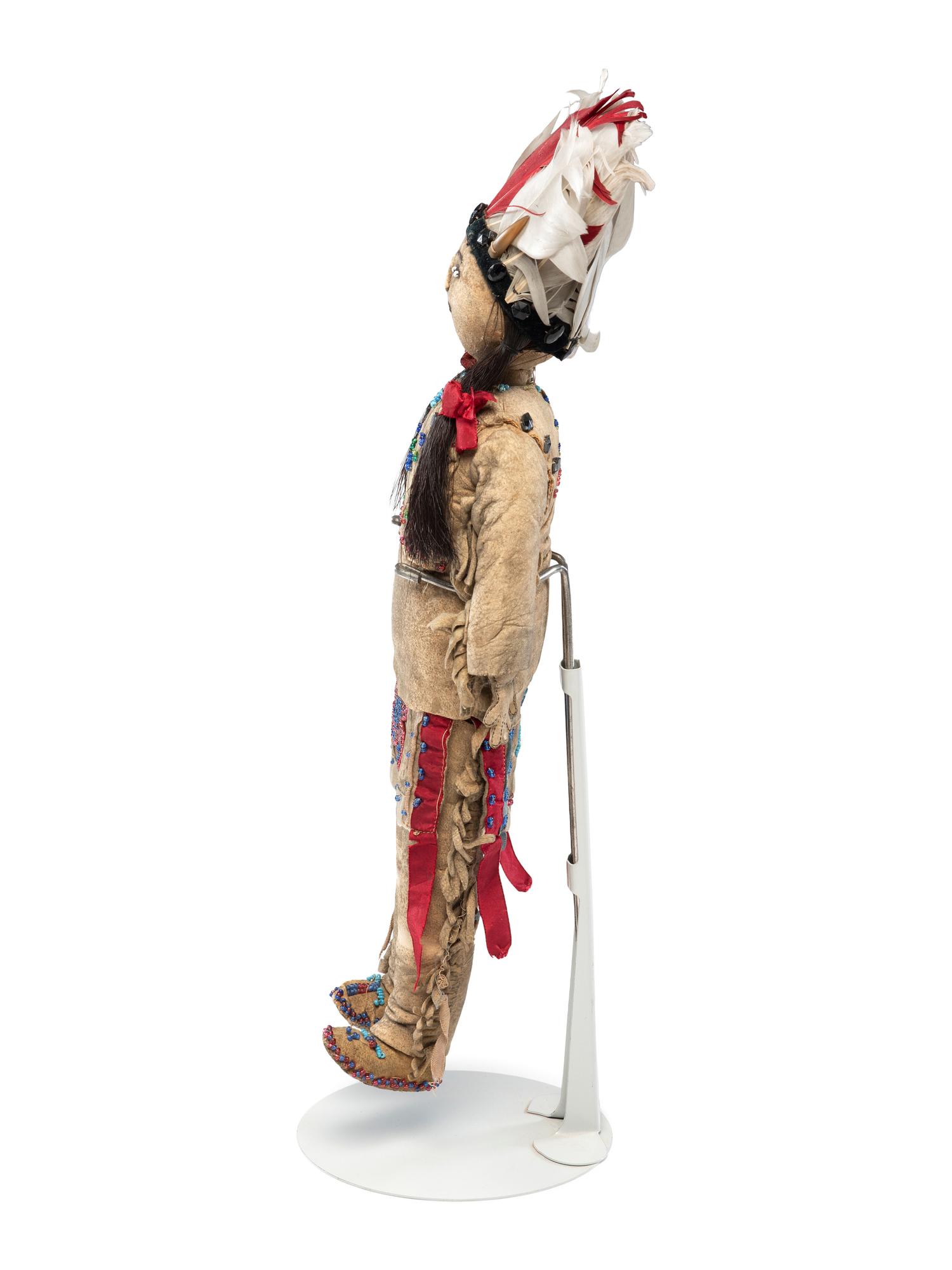 Great Lakes Beaded Hide Doll