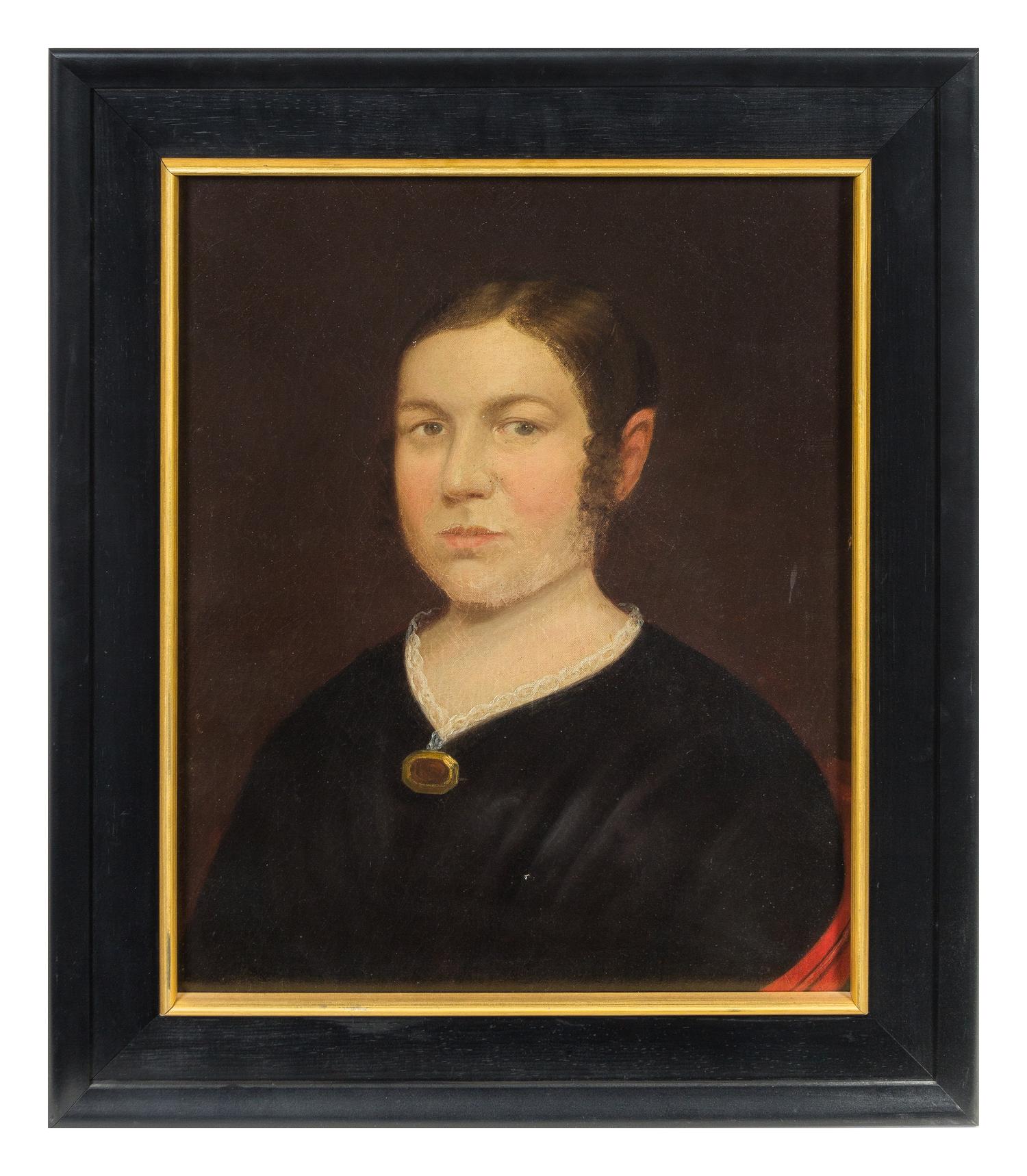 Artist Unknown, (American, 19th Century), Portraits of a Man and a Lady (two works)